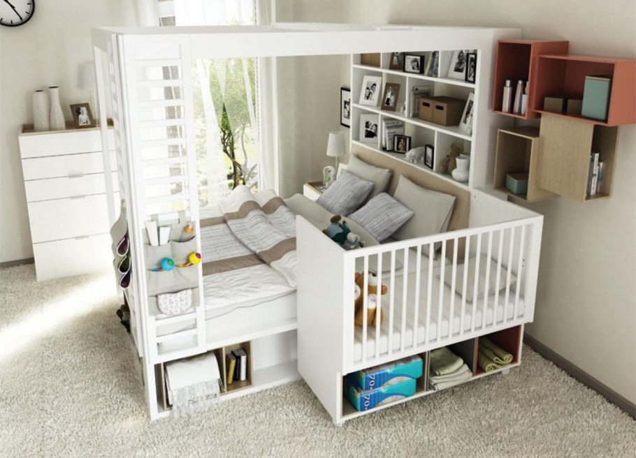 Комната для новорожденного в скандинавском стиле