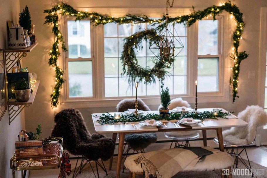 Новогодняя елка современный декор