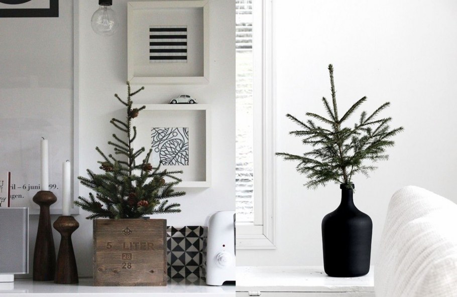 Новогодняя гостиная с камином 4k