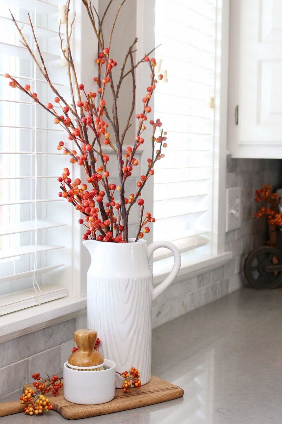 Осенний декор подоконника