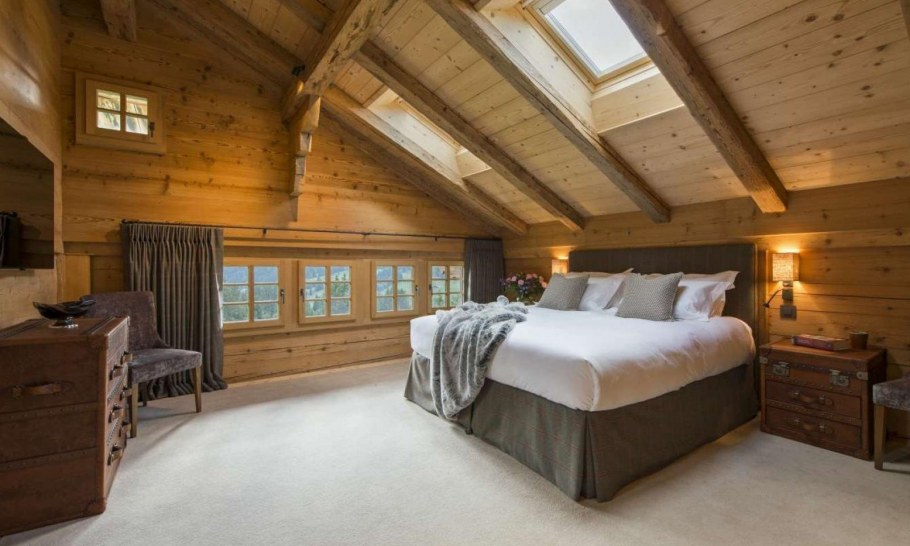 Мансарда Шале интерьер