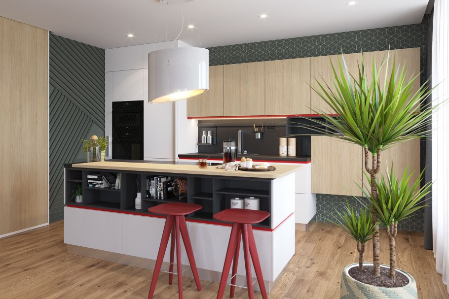 Айвори кухня в интерьере квартиры