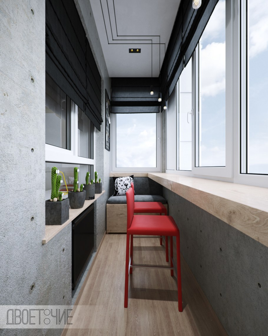 Узкая лоджия