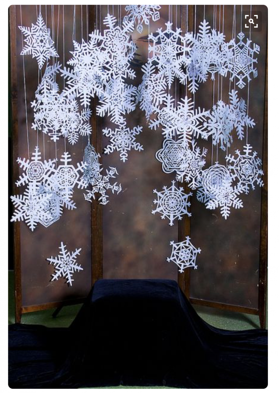 Украшение класса на новый год