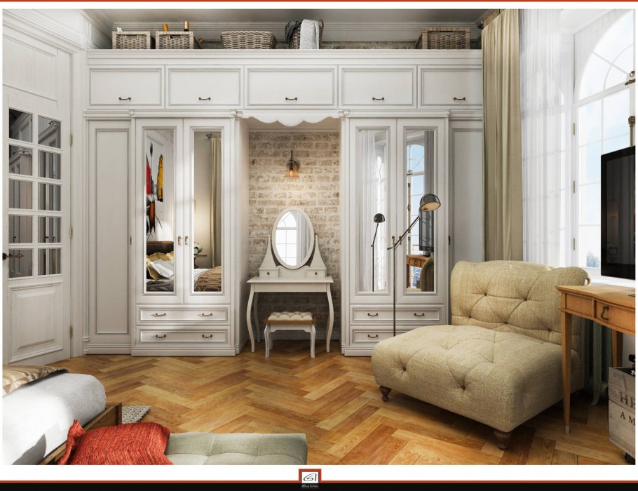 Шкаф во французском стиле