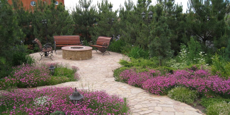 Ландшафт в стиле русская усадьба