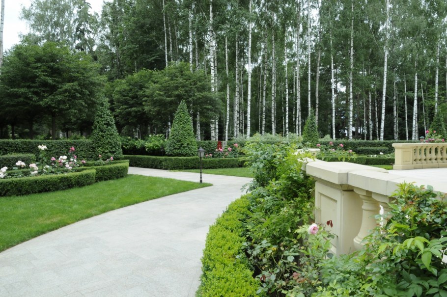 Сад в стиле русского классицизма Дворянская усадьба