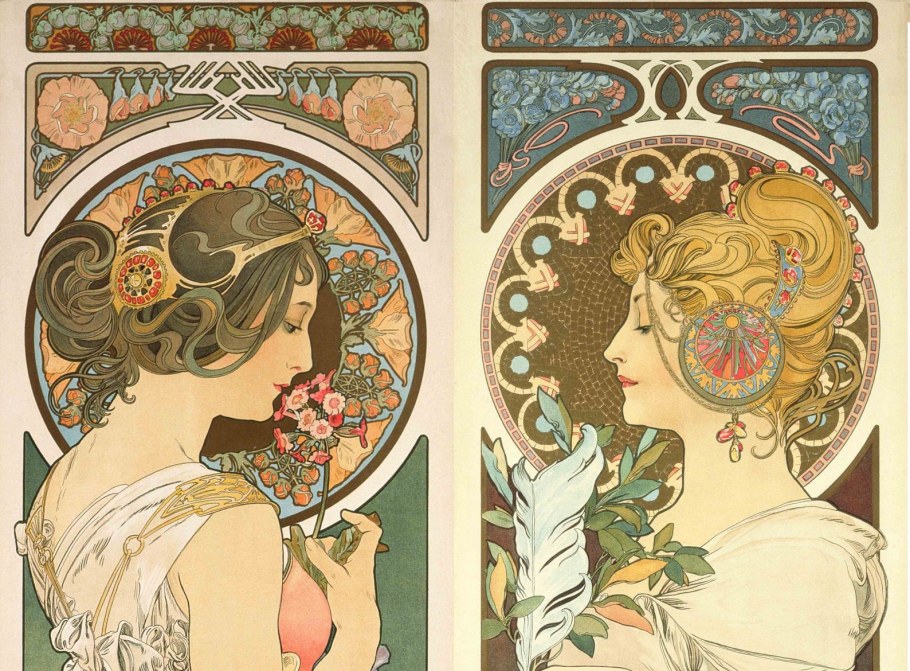 Гостиная в стиле ар нуво