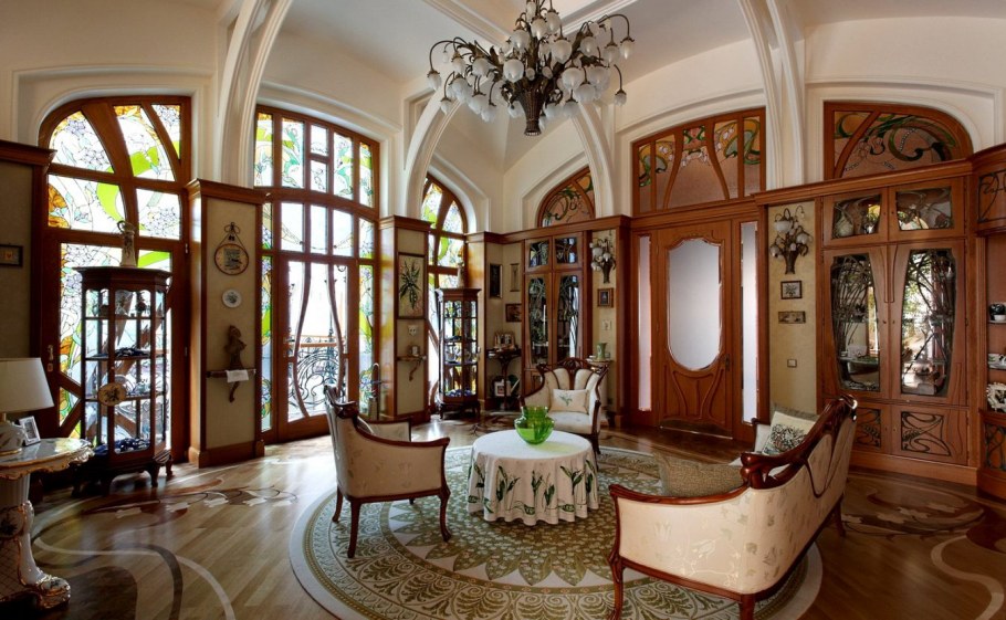 Ар нуво (арт нуво) в интерьере