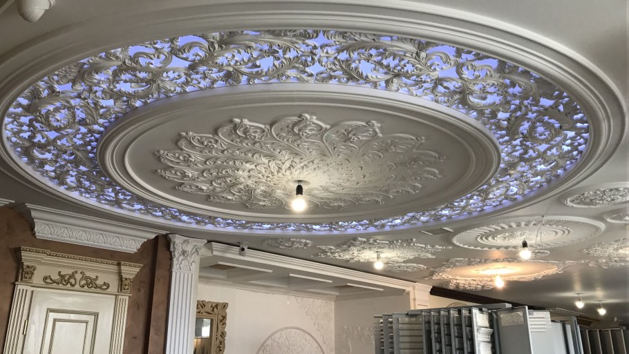 Потолок фигурный из эндеф