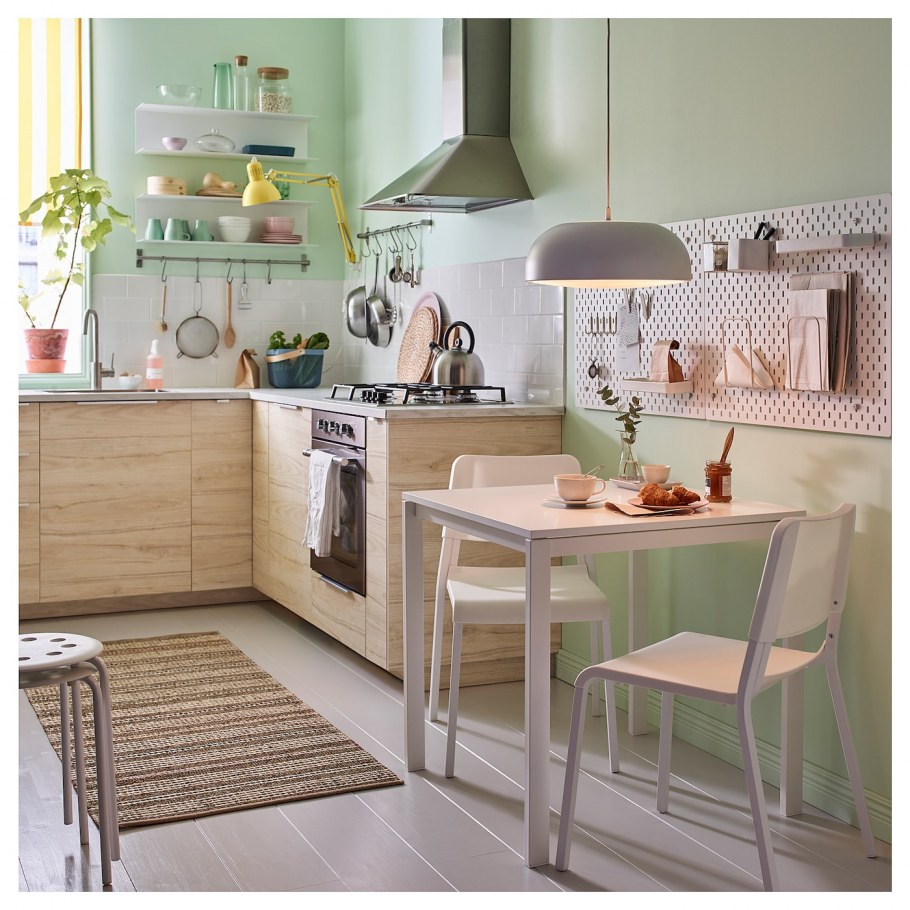 Кухня икеа Будбин серая