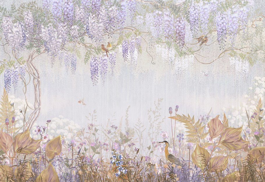 Handmande Marals and w allpaper collection color3