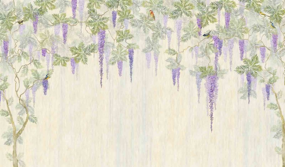 Фреска афреско Глициния