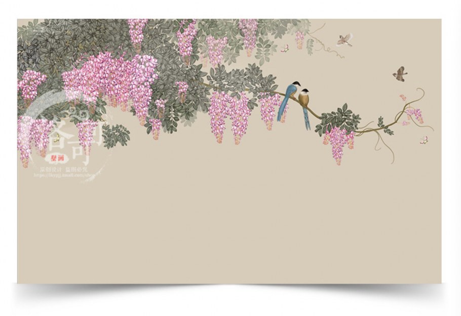 Глициния Эстетика аниме