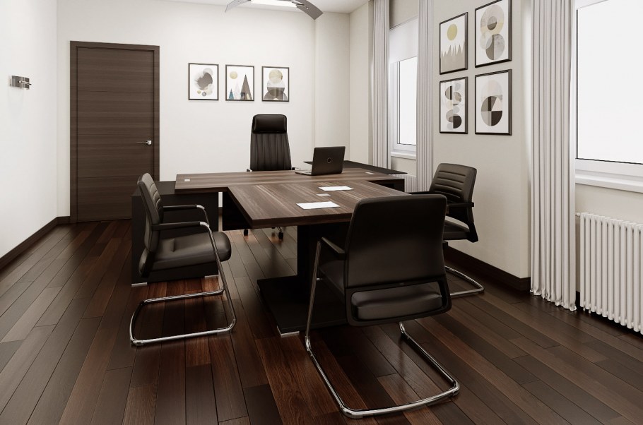 Мебель VP_Chicago n стол руководителя 190 темн. Дуб