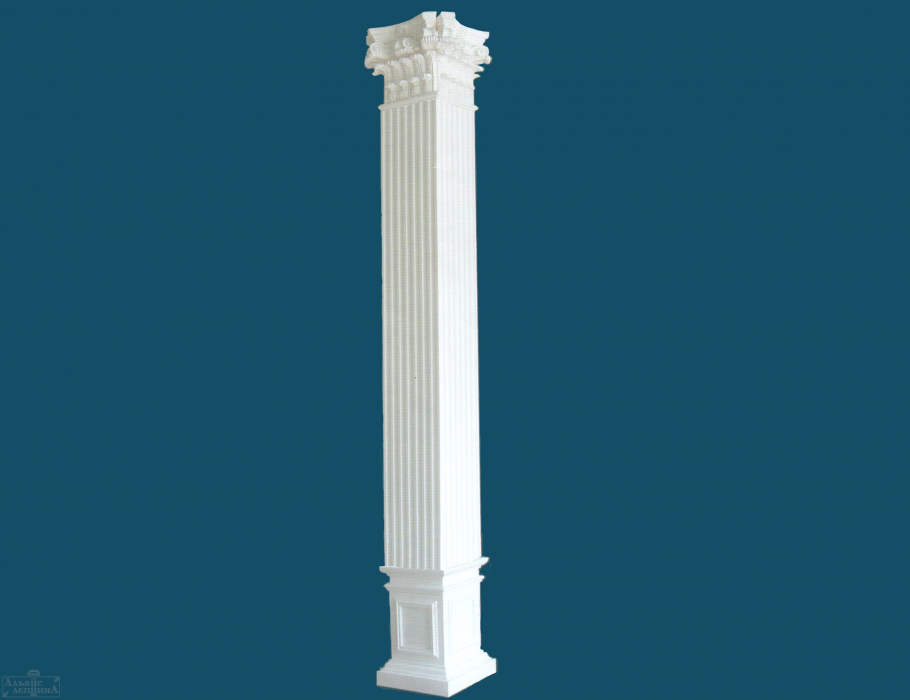 Колонны Европласт полуколонны из полиуретана