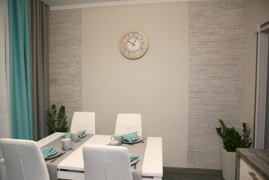 Фартук для кухни кирпичики белые