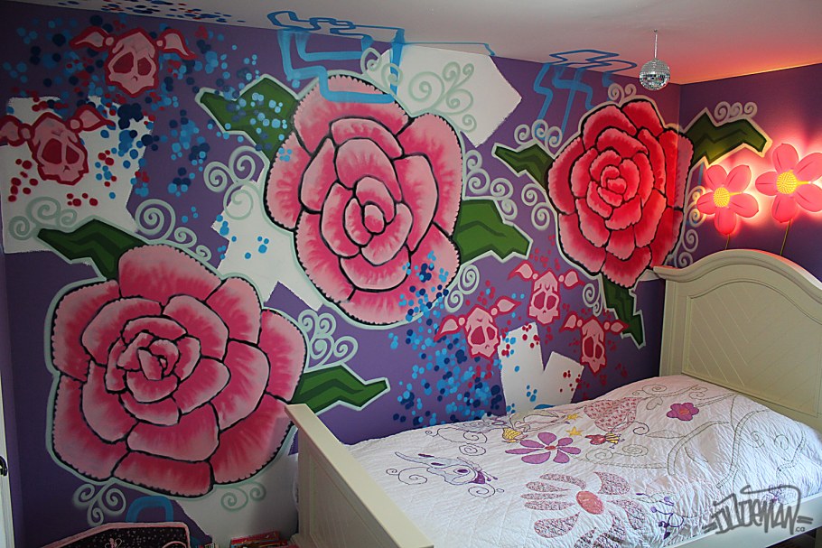 Разрисованные стены домов