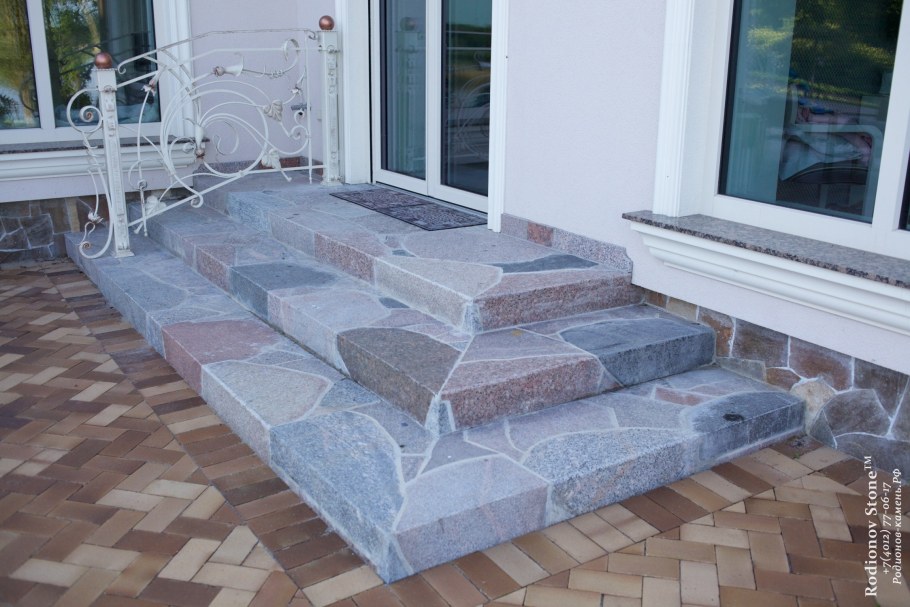 Дикий камень для крыльца