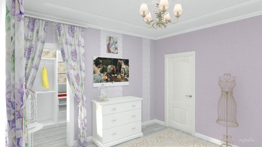 Лавандовая комната для девочки
