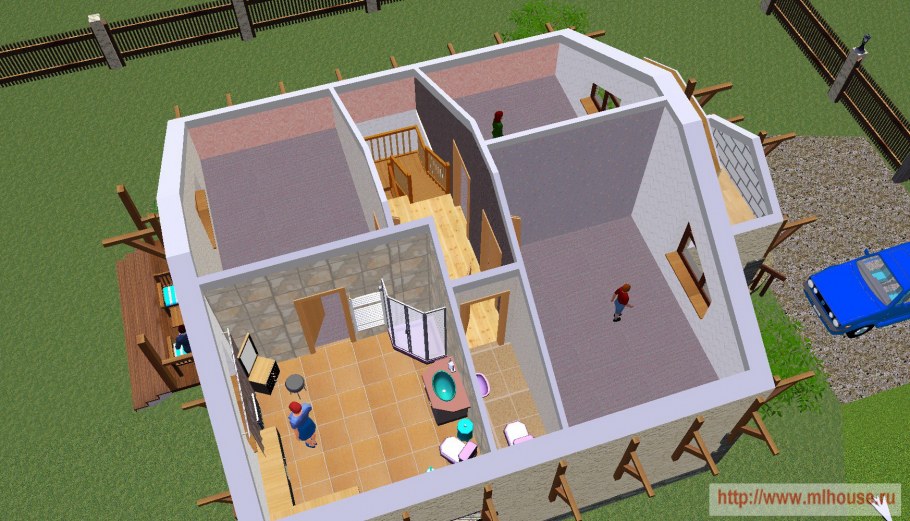 Мансарда с кукушкой интерьер