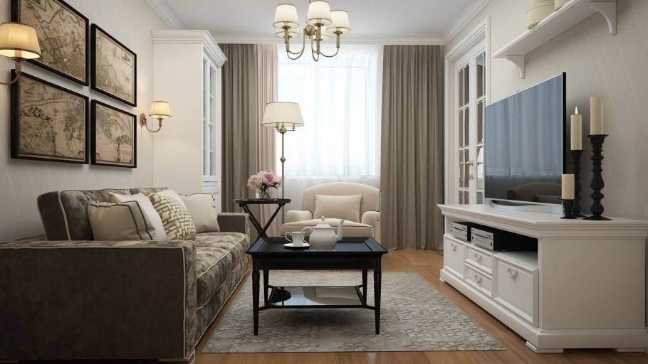 Гостиная Неоклассика икеа