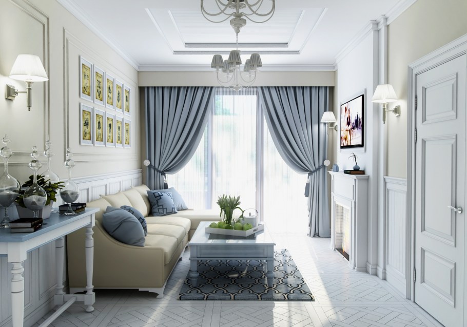 Шторы современная классика