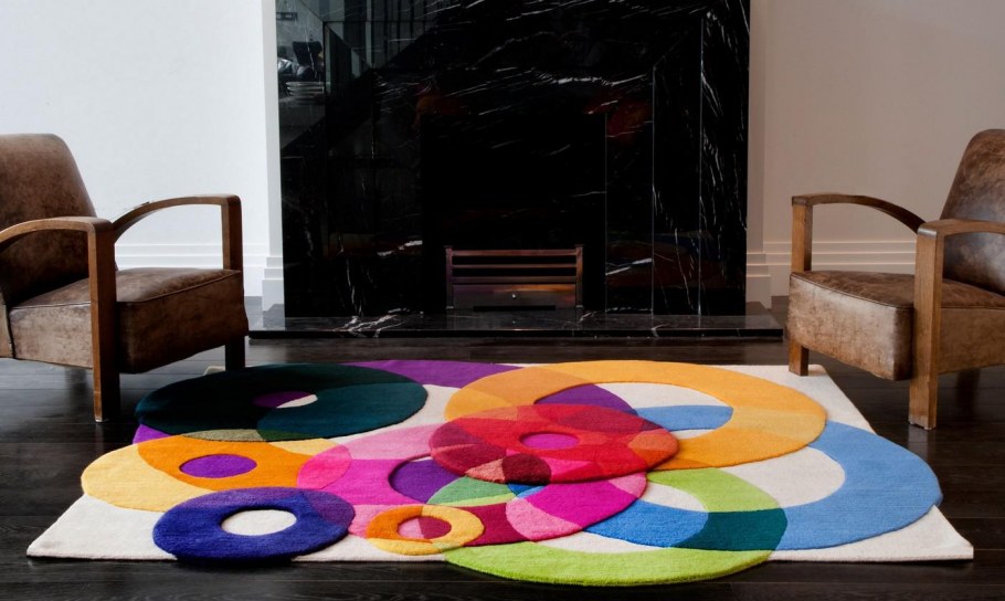 Дизайнерские ковры с кругами