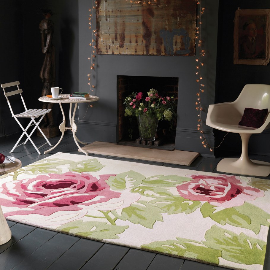 Ковры с крупными цветами