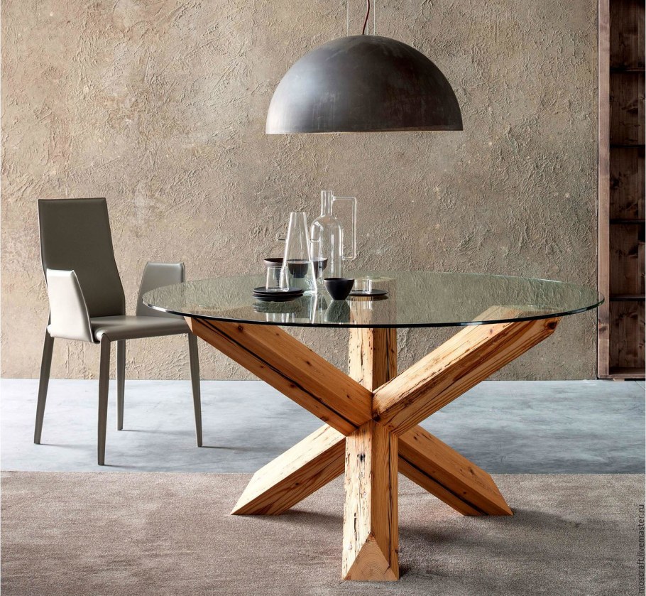 Стол обеденный лофт и Индастриал