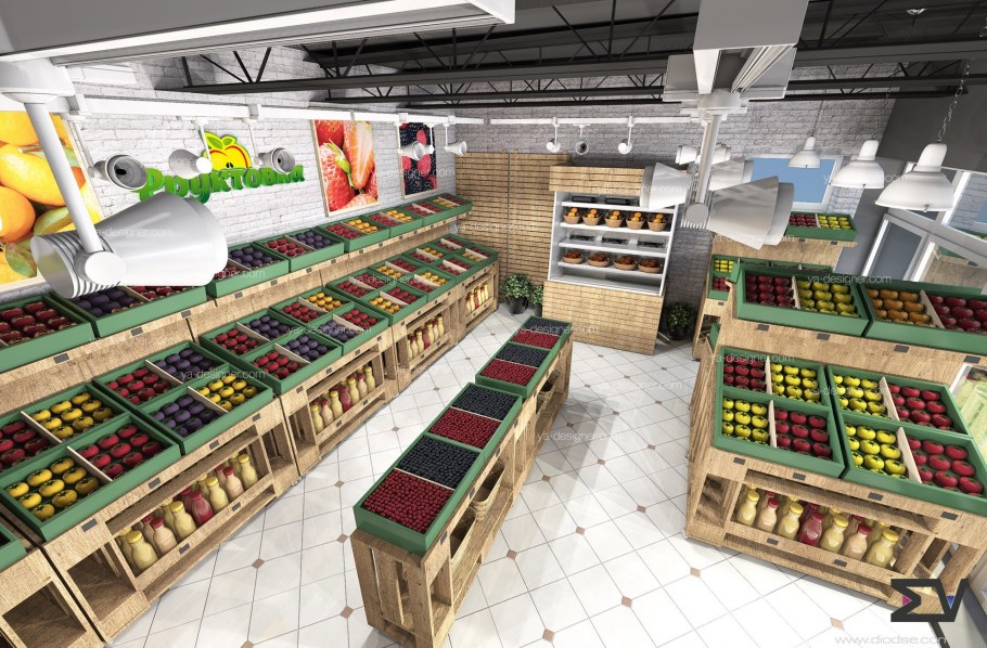 Проект овощного магазина