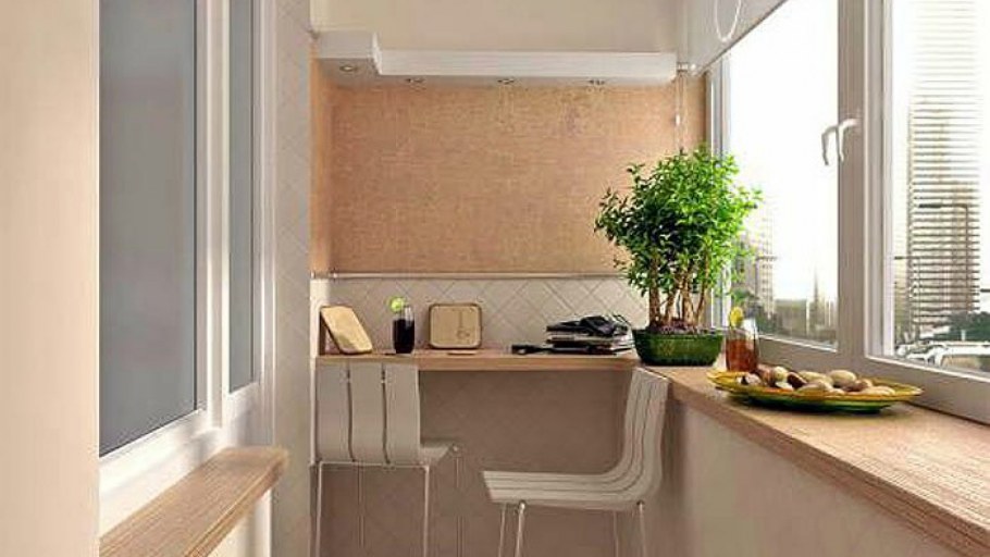 Барная стойка на балконе