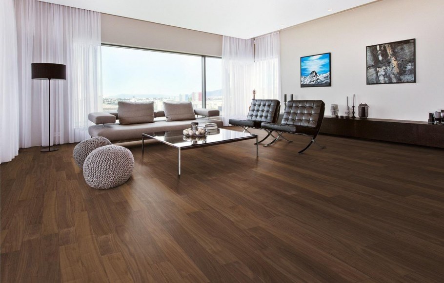 Паркетная доска Kahrs орех Джорджиа