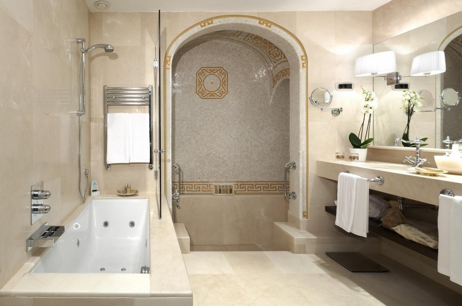 Ванная комната в отелях