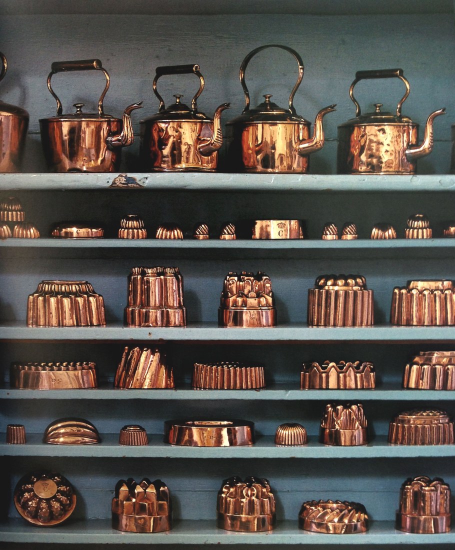 Медная посуда в интерьере