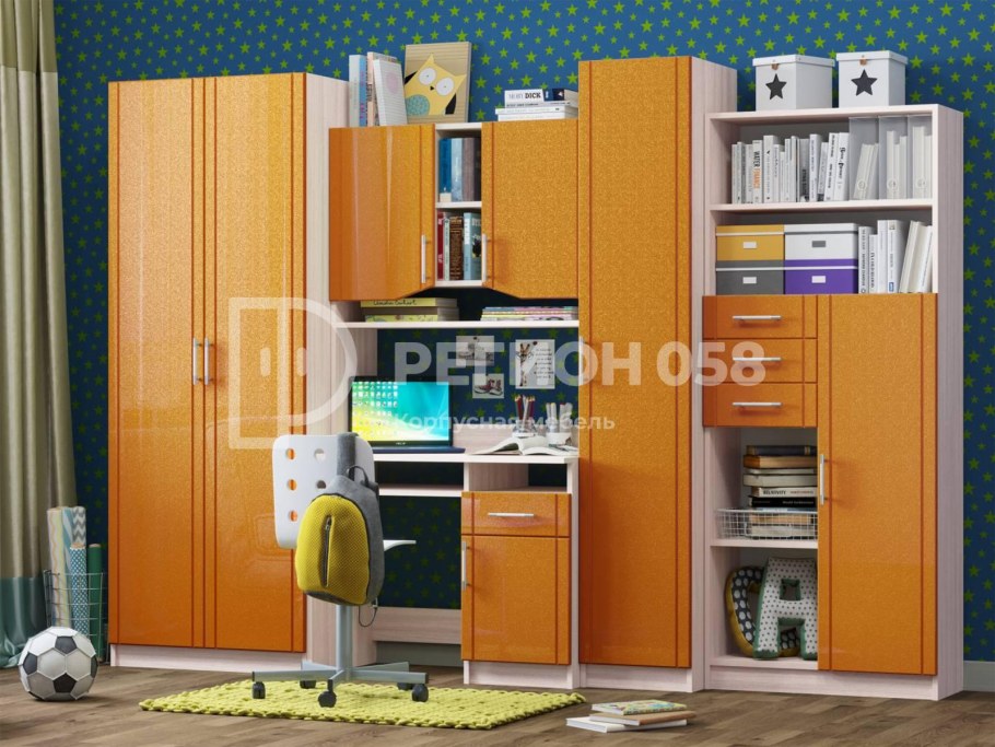 Умка СТЛ.302.01 стенка ясень Лион песочный/белый