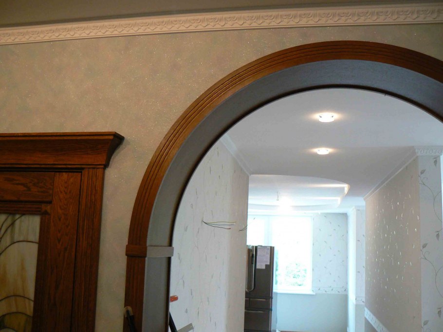 Откосы из гипсокартона на входную дверь