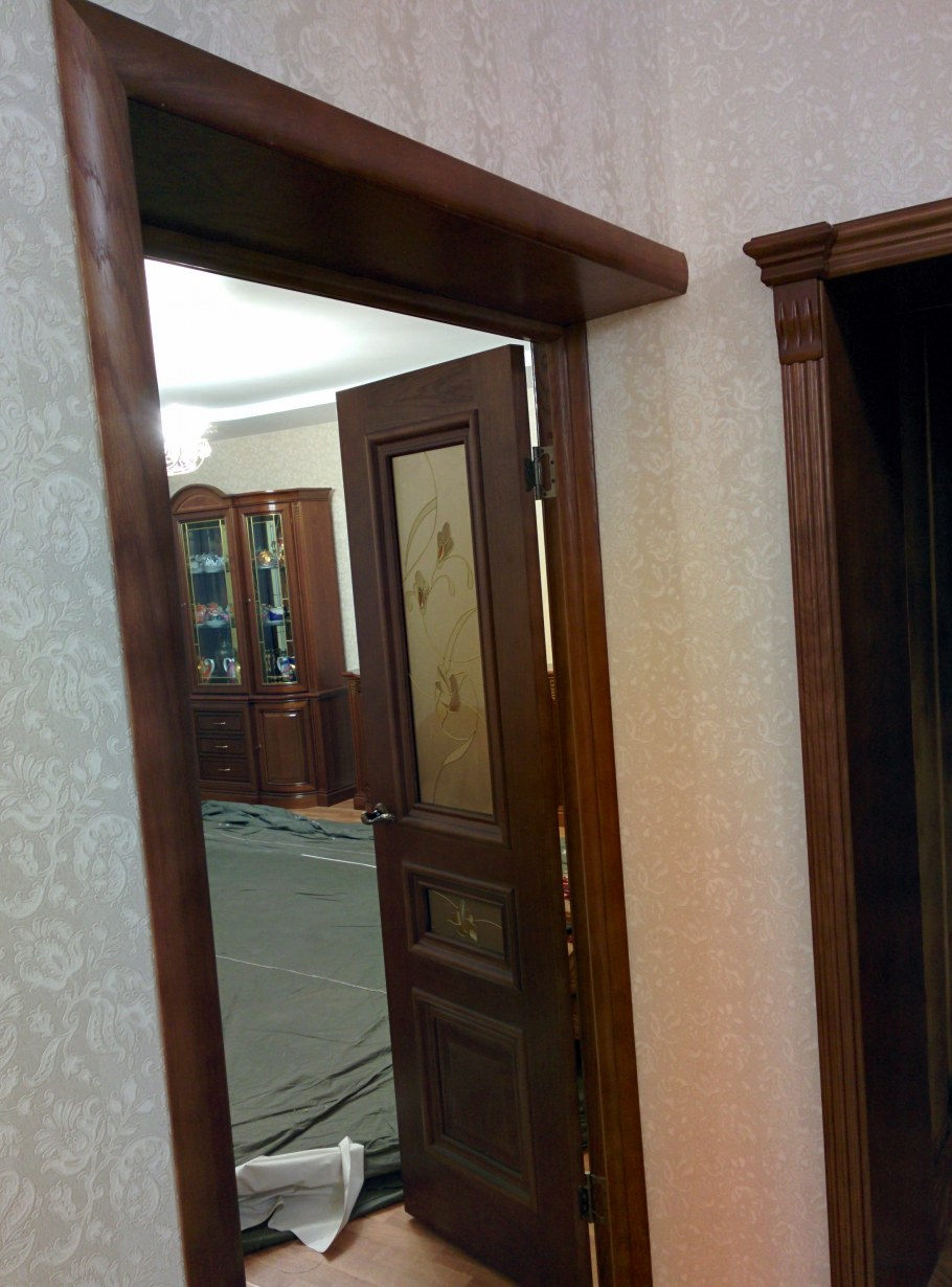 Отделка дверного проема