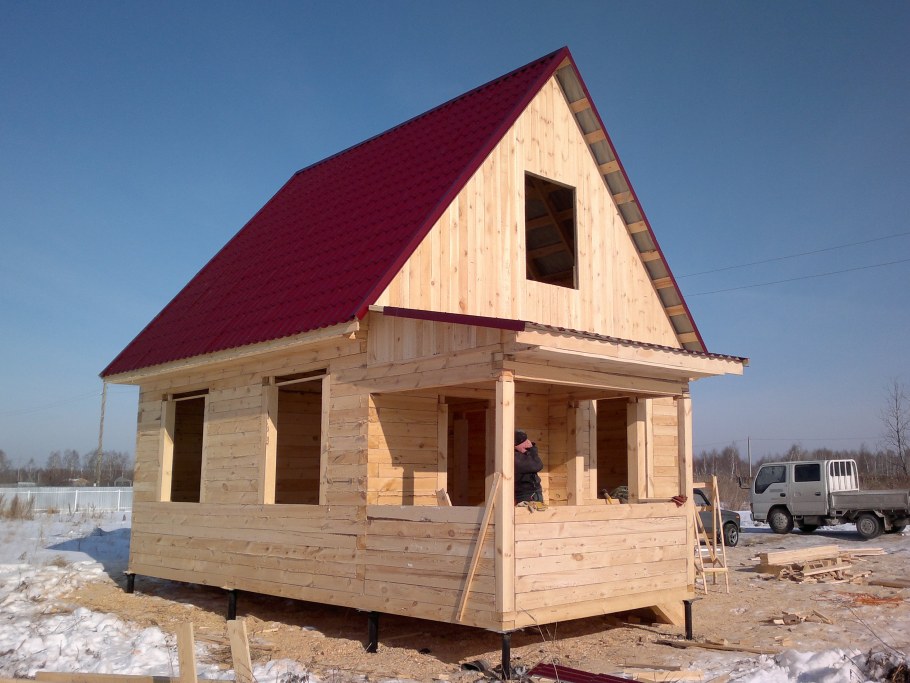 Дом для дачи из бруса