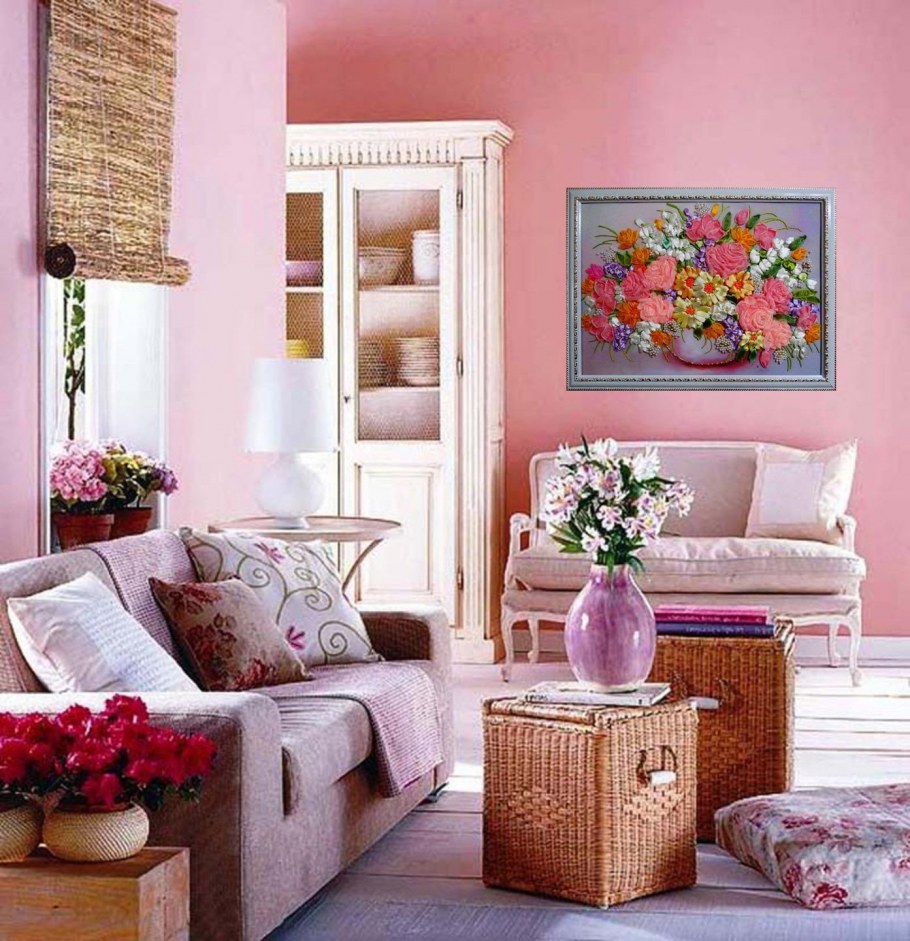 Светлые фотообои расширяющие пространство