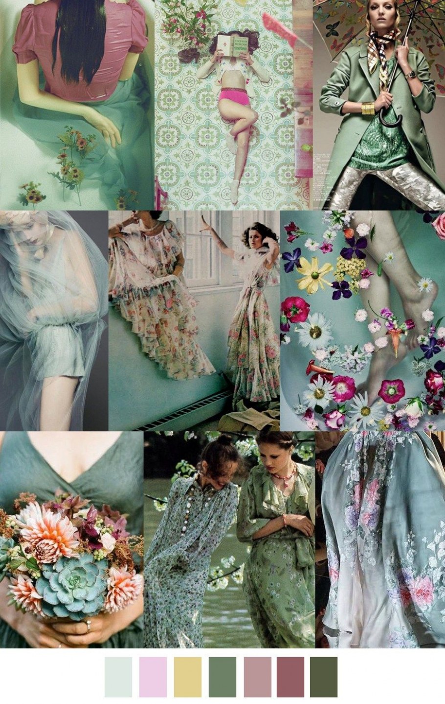 Мудборд в стиле бохо