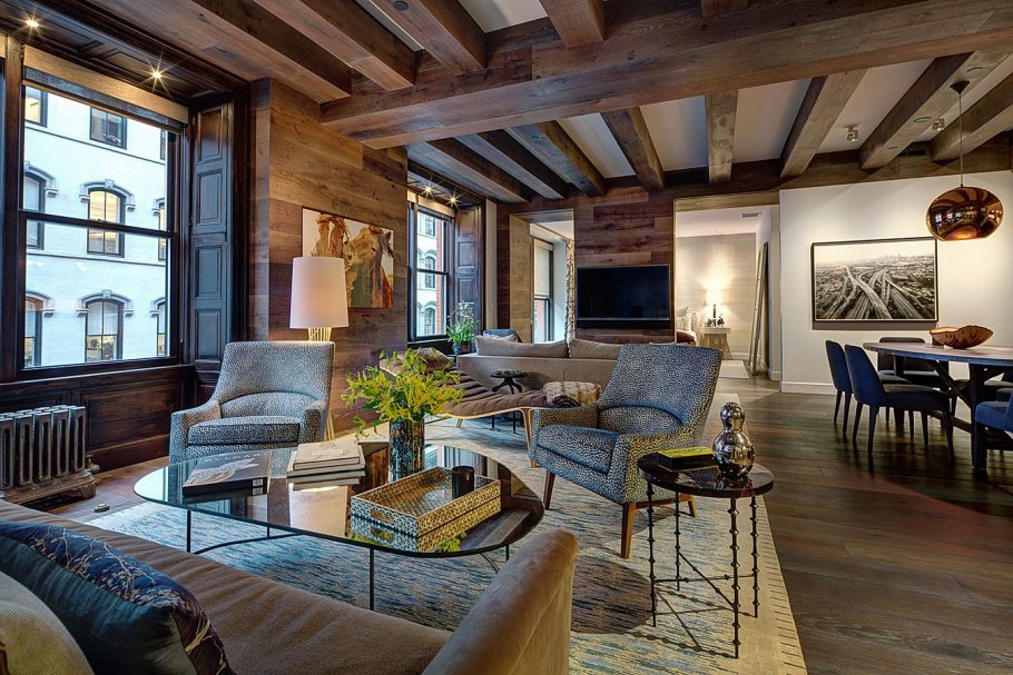 Кирпич в интерьере кухни