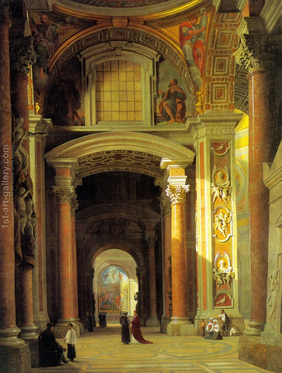 Генрих Хансен интерьер 18 века