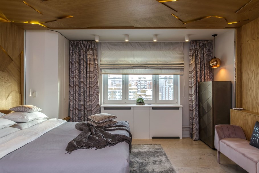 Штора в спальне квартирный вопрос