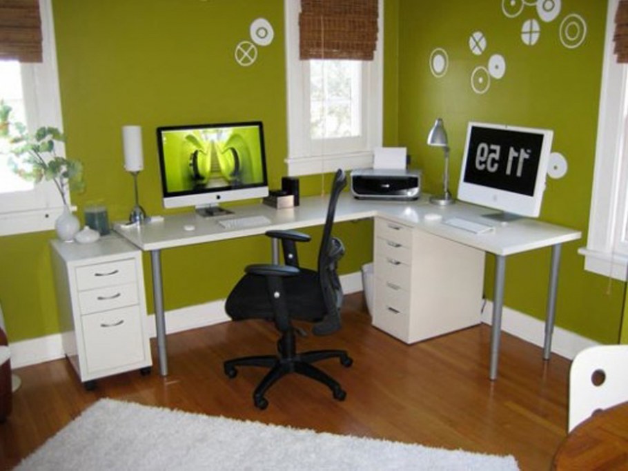 Компьютерный стол на два рабочих места для дома