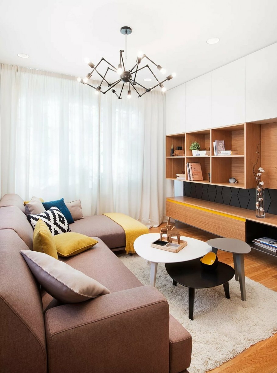 Дизайн угловой комнаты с балконом