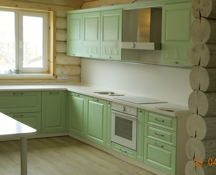 Кухня Прованс изумруд