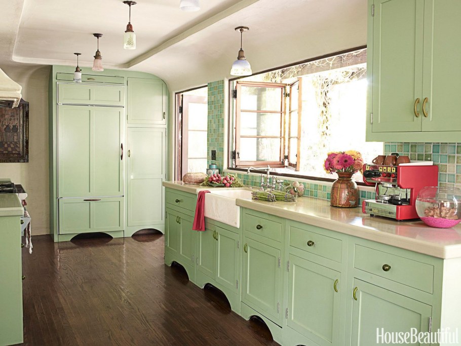 Кухня Прованс минт зеленый