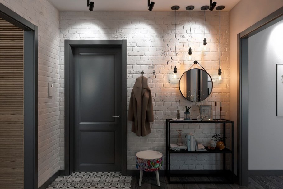Прихожая в стиле Скандинавский лофт