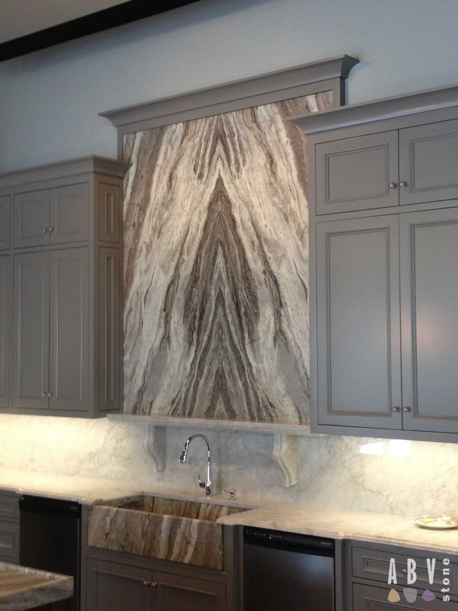 Стеновая панель серый мрамор